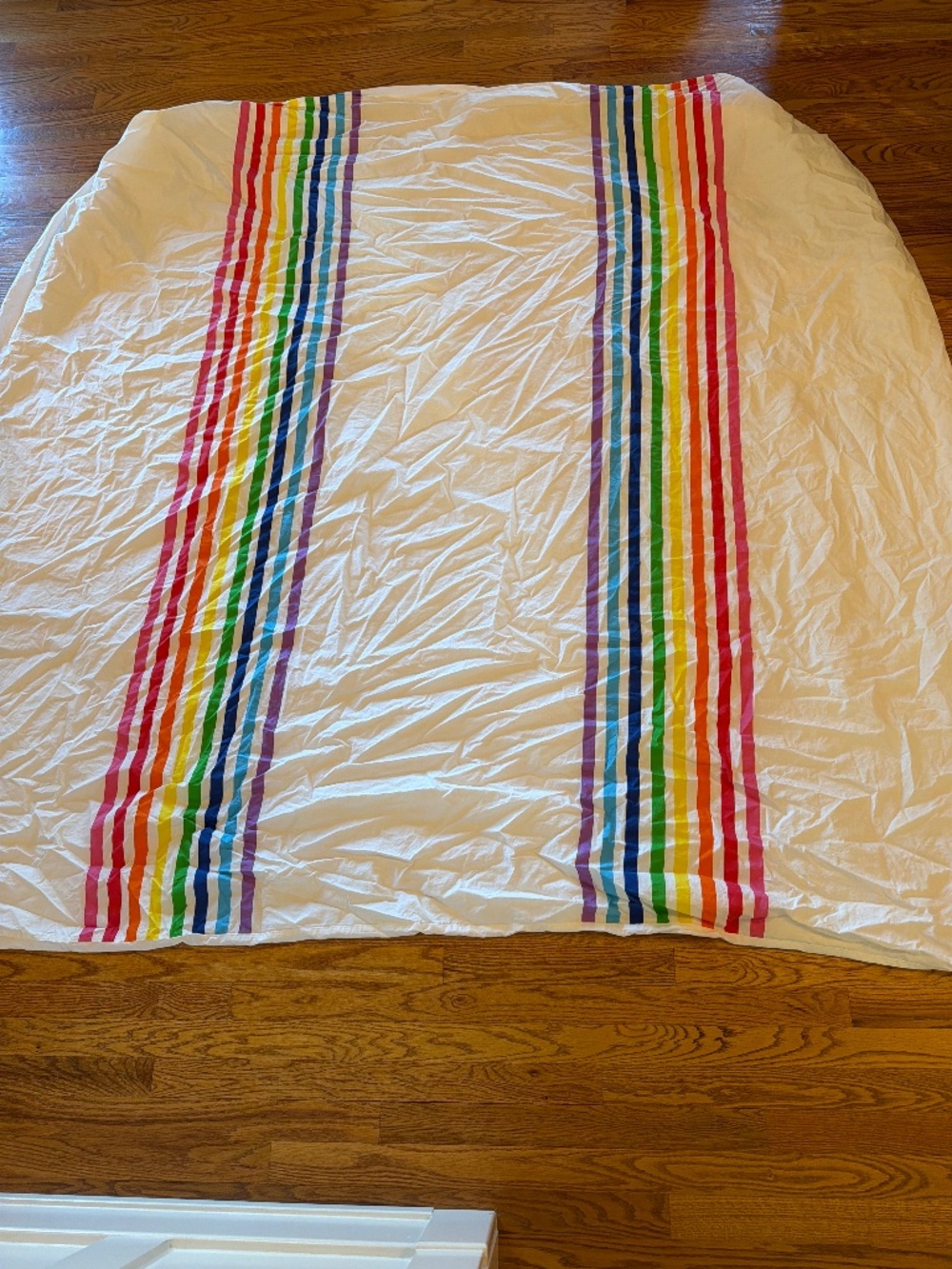 Pottery Barn Kids Flour Shop by Amirah Kassem Rainbow Full Queen Duvet